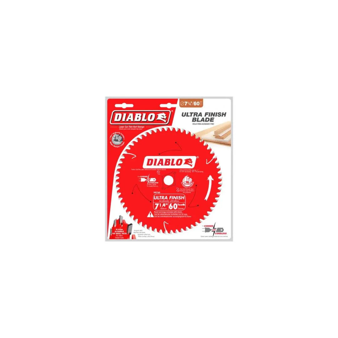 7 1/4 Inch 36-Tooth Steel Demon Cermet II Circular Saw Blade for Cutting Metal & Stainless Steel - Perfect for Metalworking, Construction, and DIY Projects