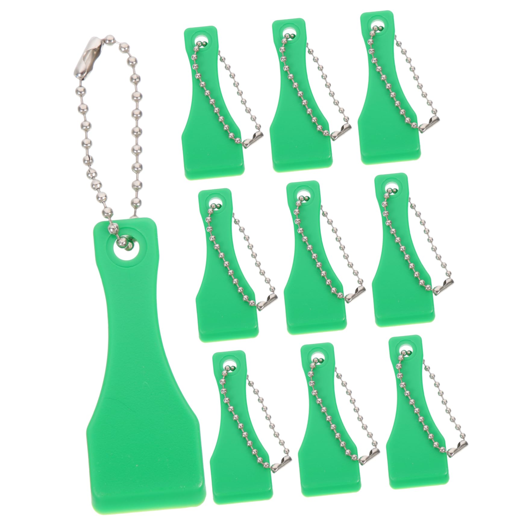 KALLORY 10-Piece Plastic Card Scraper Set - Paint Tools, Lottery Ticket Scratcher, Chain Tool - Portable Scratch Off Cards for Painting, Gaming & DIY Projects
