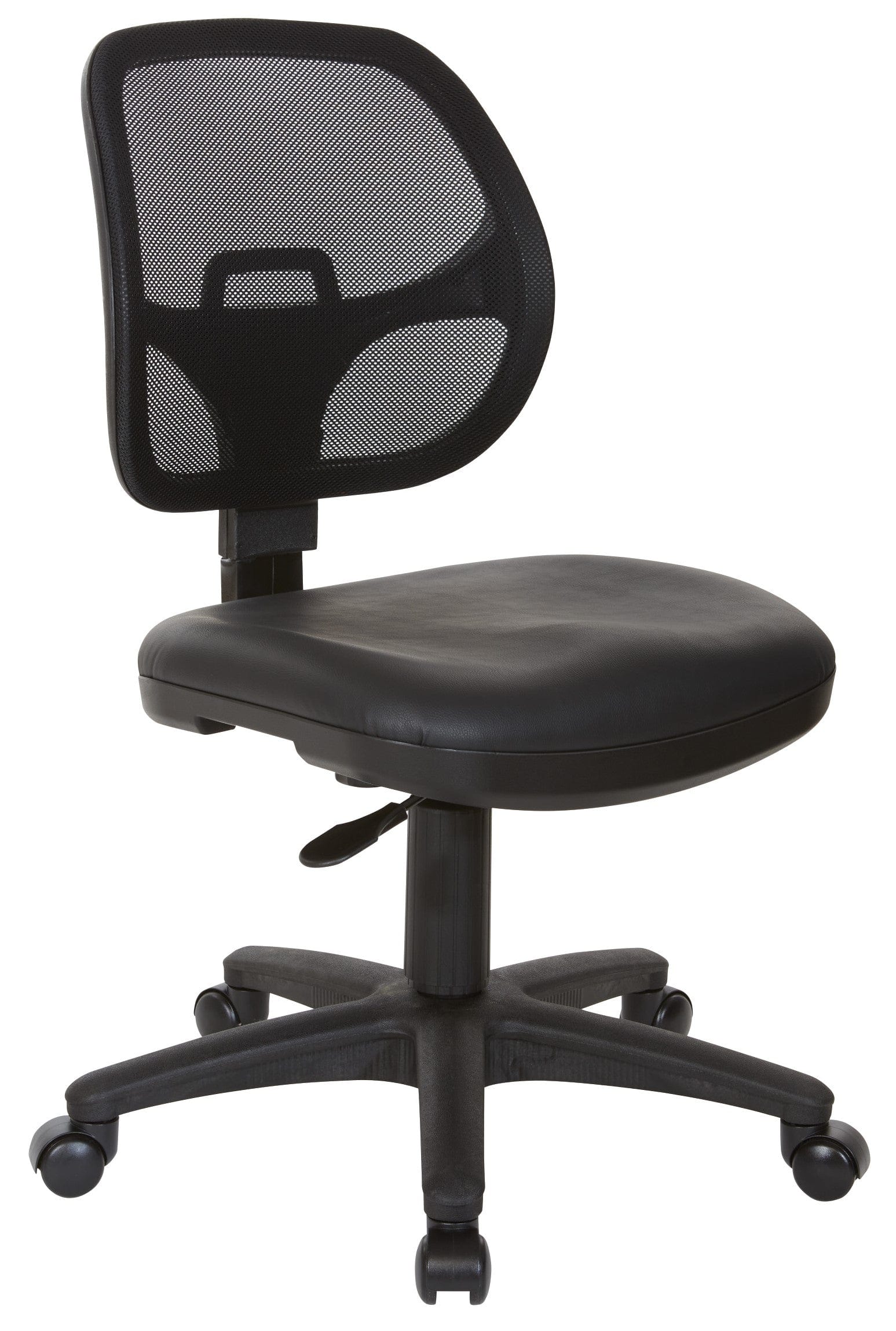 Office Star Work Smart Screen Back Task Chair [EM2910] - Ergonomic Office Chair for Back Support, Adjustable Height & Swivel - Perfect for Home Office, Computer Desk & Workspace