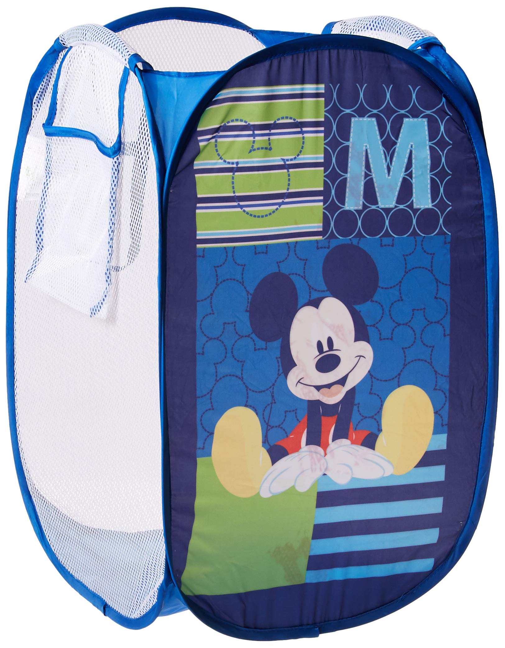 Disney Mickey Mouse Pop-Up Laundry Hamper for Kids - Foldable Clothes Basket for Bedroom, Nursery, or Playroom - Perfect for Organizing Toys, Clothes, and Laundry