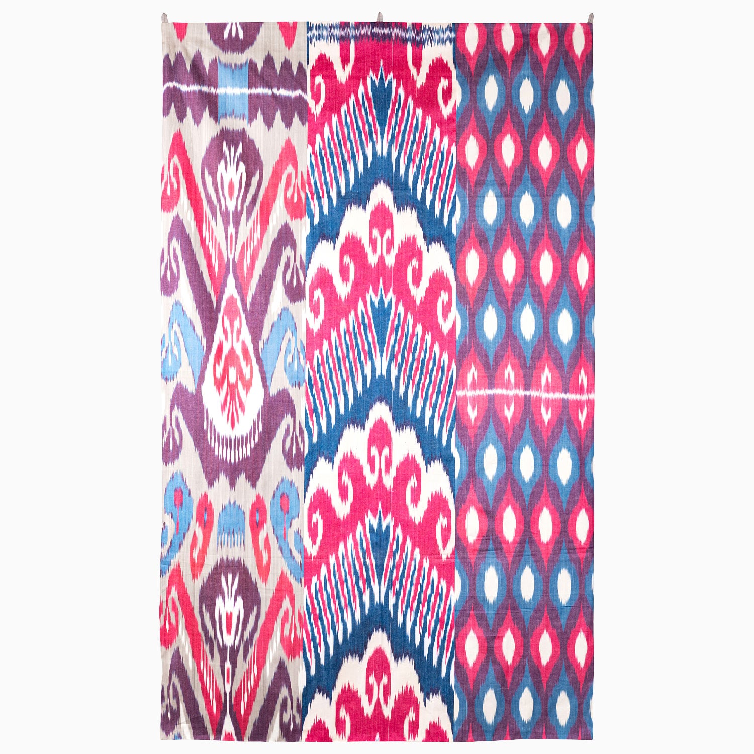 Also Delightful Large Ikat Tapestry - Bohemian Wall Hanging Decor for Living Room, Bedroom & Dorm | Handwoven Cotton Fabric Art for Home & Office