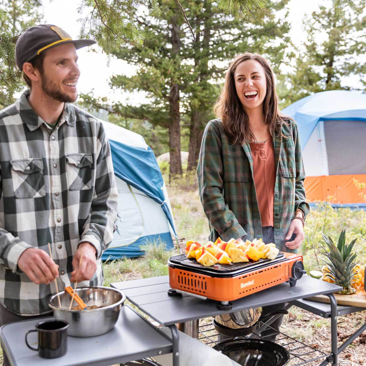 Eureka SPRK Camp Grill - Portable Outdoor Gas Grill for Camping, Picnics & Backyard BBQs - Compact & Lightweight Design for Easy Travel & Adventure Cooking