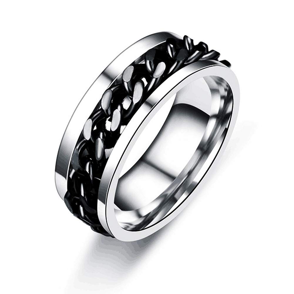 Spinner Ring for Men & Women - Stainless Steel Fashion Ring with Bottle Opener - Perfect for Parties & Gifts