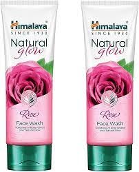 Himalayan Rose Facial Cleanser - 100ml (Pack of 2) | Gentle Face Wash for Dry & Sensitive Skin | Daily Skincare Routine & Travel Essential