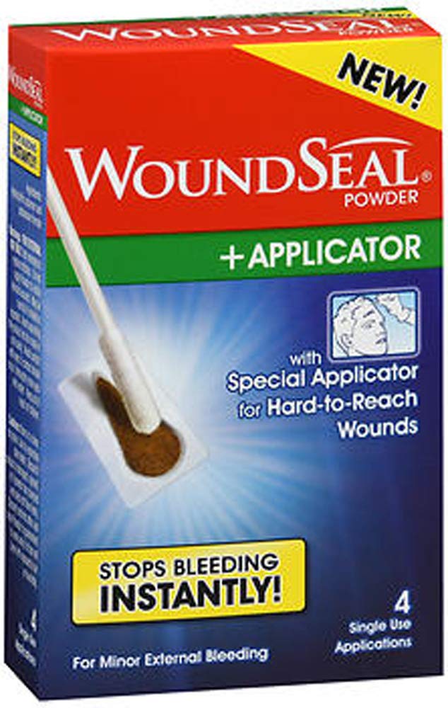 Nosebleed Powder with Applicator - 4 Pack (3 Pack Bundle) | Fast-Acting Nosebleed Treatment for Home, School & First Aid Kits