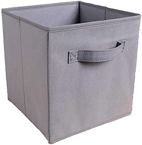 Foldable Fabric Storage Basket with Dual Handles - Washable Laundry Hamper & Closet Organizer for Nursery, Bedroom, Bathroom - Space Saving Cloth Storage Bin for Clothes, Toys & Home Organization