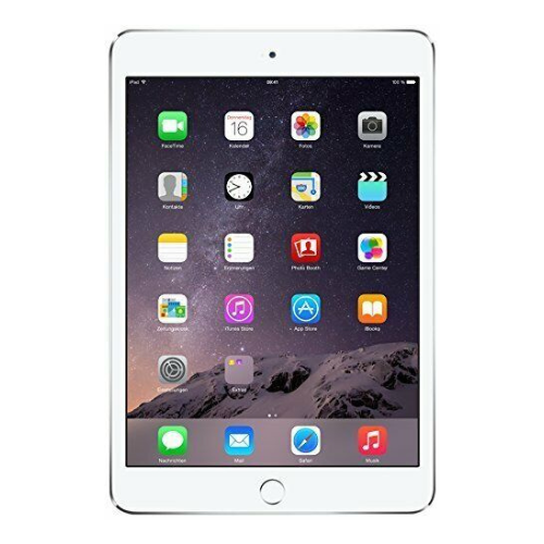 Apple iPad Mini 3 16GB Silver Wi-Fi - Latest iOS 12 Update | Compact Tablet for Work, Travel & Entertainment