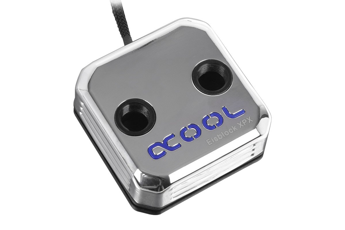 Alphacool Eisblock XPX CPU Water Block - High Performance Liquid Cooling for Intel & AMD Processors - Chrome Finish - Ideal for Gaming PCs & Overclocking Rigs