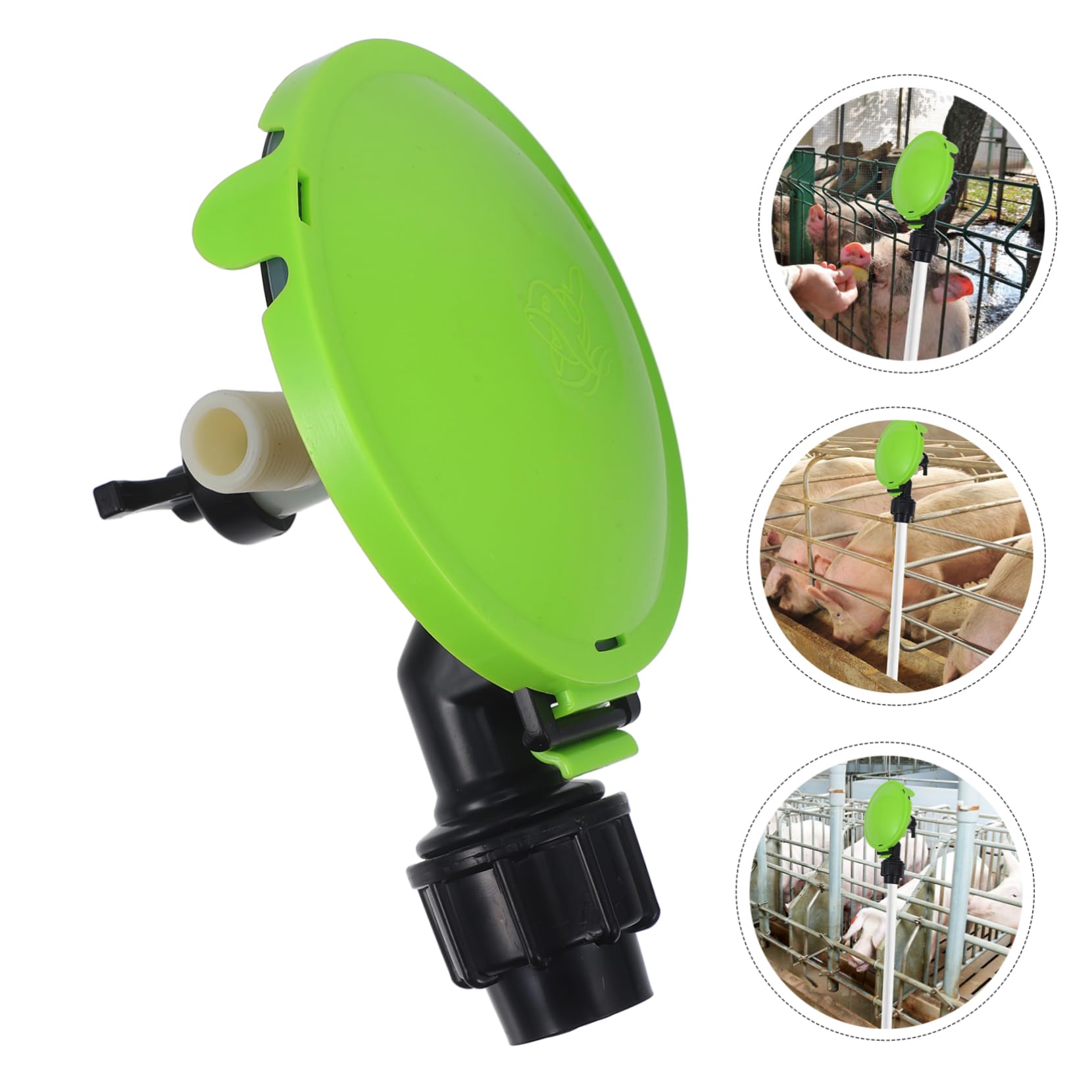 HANABASS Pig Drinking Controller - Plastic Water Level Feeder Accessory for Space-Saving Pig Farms