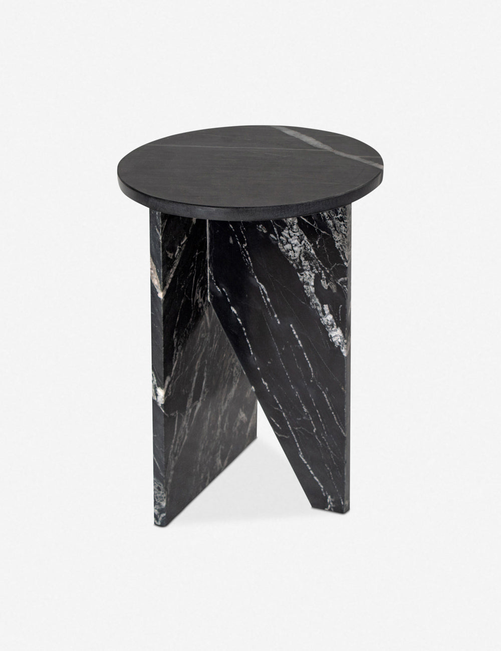 Biagio Round Side Table - Modern Accent End Table for Living Room, Bedroom, or Office - Perfect for Coffee, Lamps, and Decor
