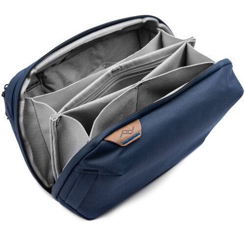 Peak Design Tech Pouch (Midnight) - Premium Travel Organizer for Cables, Chargers & Accessories - Perfect for Business Trips, Camping & Daily Commute