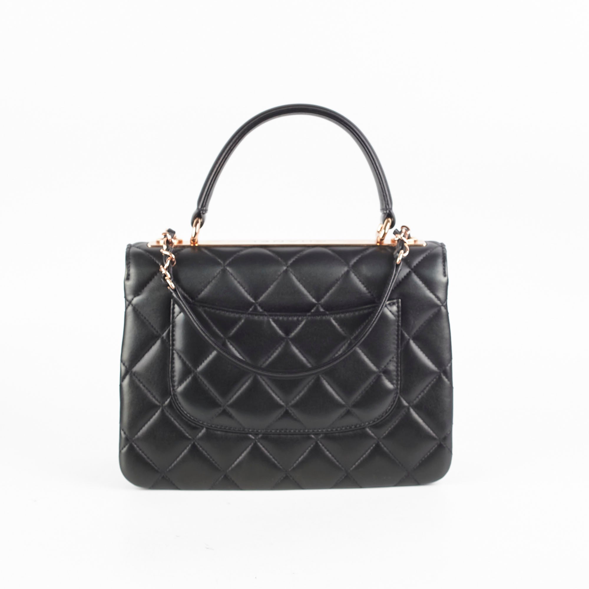 Chanel Trendy CC Black Microchip Leather Wallet on Chain - Luxury Crossbody Bag for Women, Perfect for Evening Parties & Date Nights