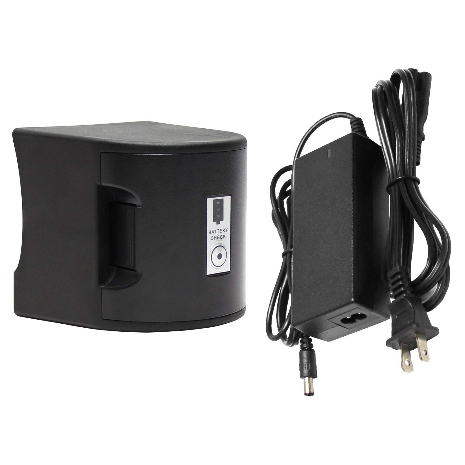 TERAPUMP TREDRUME-RB Rechargeable 14.8V 2.9AH Ni-Cd Battery Pack with Holder & Charger - Compatible with TERAPUMP Electric Drum Barrel TReDRUM Pumps (Standard & Telescopic Models) - Perfect for Industrial Fluid Transfer and Chemical Dispensing Applications