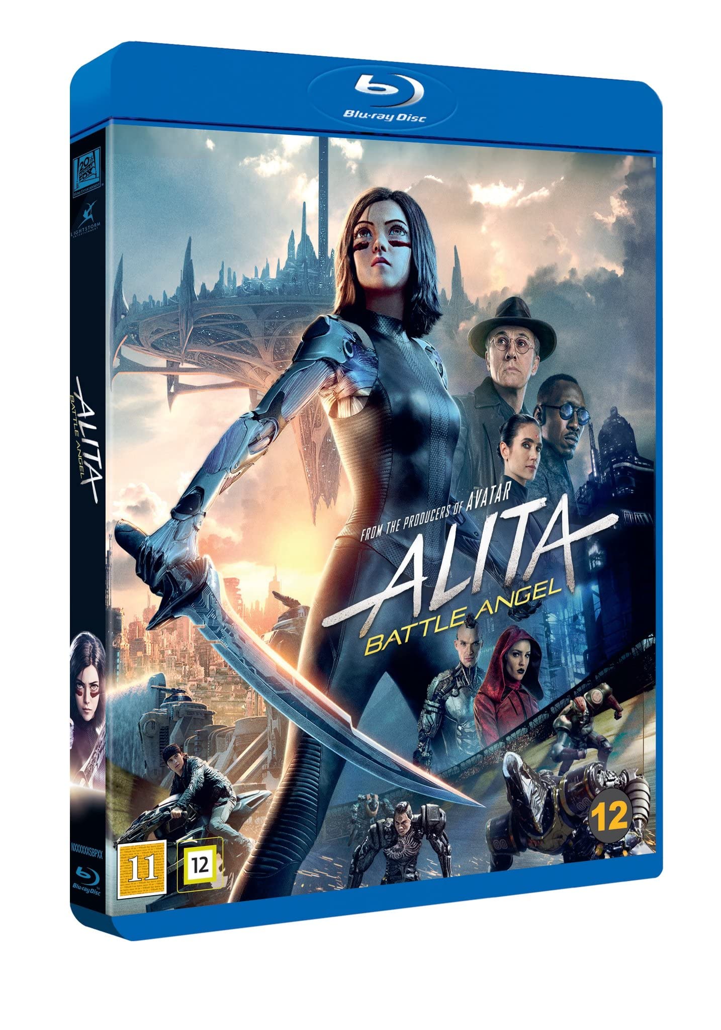 Alita: Battle Angel Blu-ray Movie - Standard Edition | Action-Packed Sci-Fi Adventure for Movie Nights & Collectors