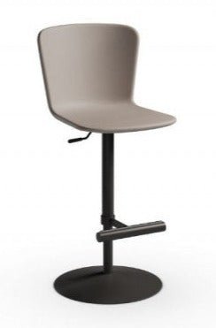 Midj Calla S SG TS Stool - Modern Adjustable Bar Stool for Kitchen Island, Dining Room & Home Office - Ergonomic Design with Comfortable Seat & Footrest