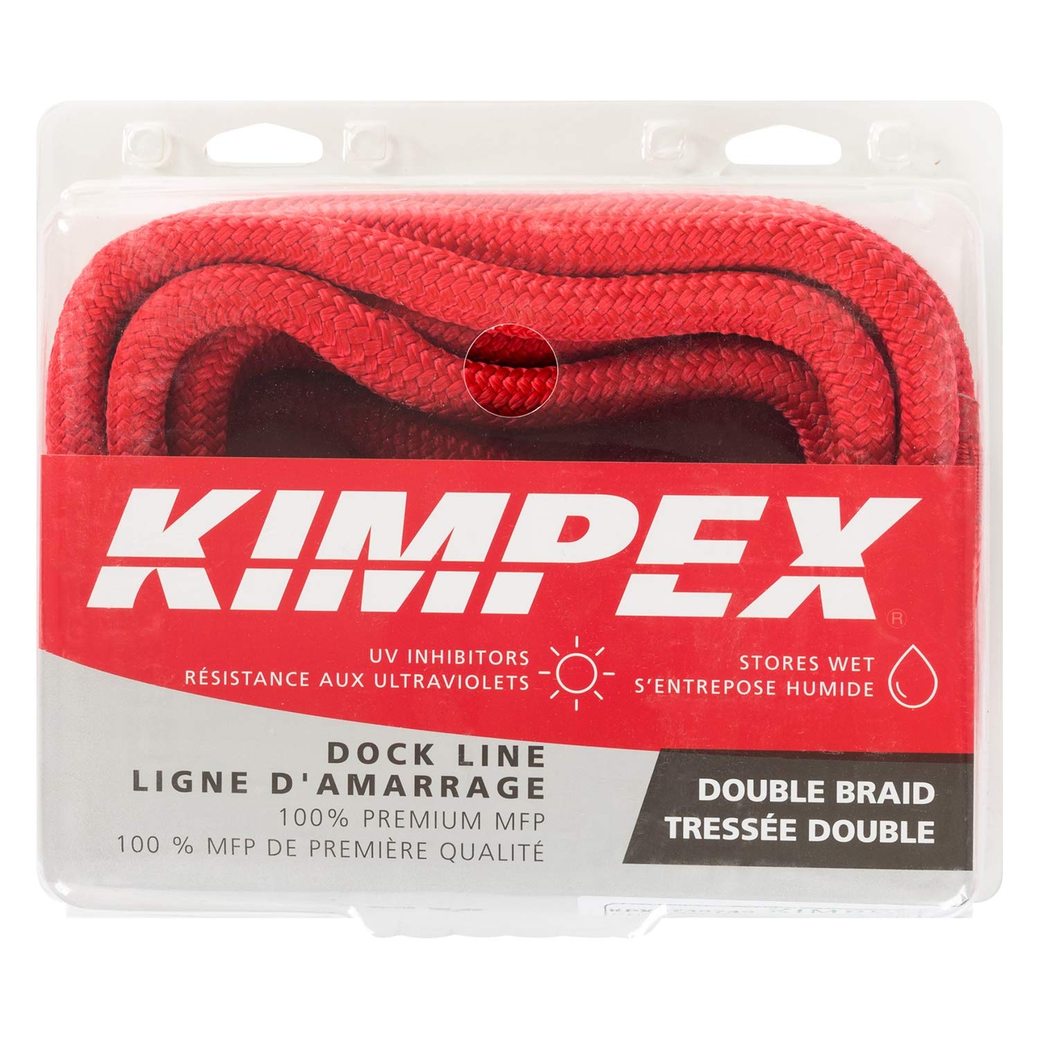 Kimpex 30' Multi-Filament Polypropylene Dock Line - 1/2