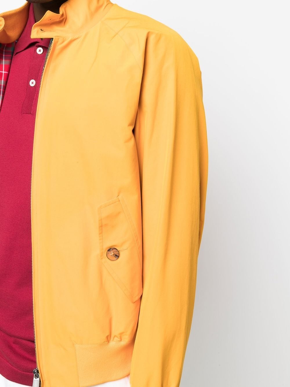 Baracuta Orange Coats for Men & Women | Classic Windbreaker Jacket | Water-Resistant & Stylish Outerwear for Fall & Winter | Perfect for Outdoor Activities & Urban Fashion