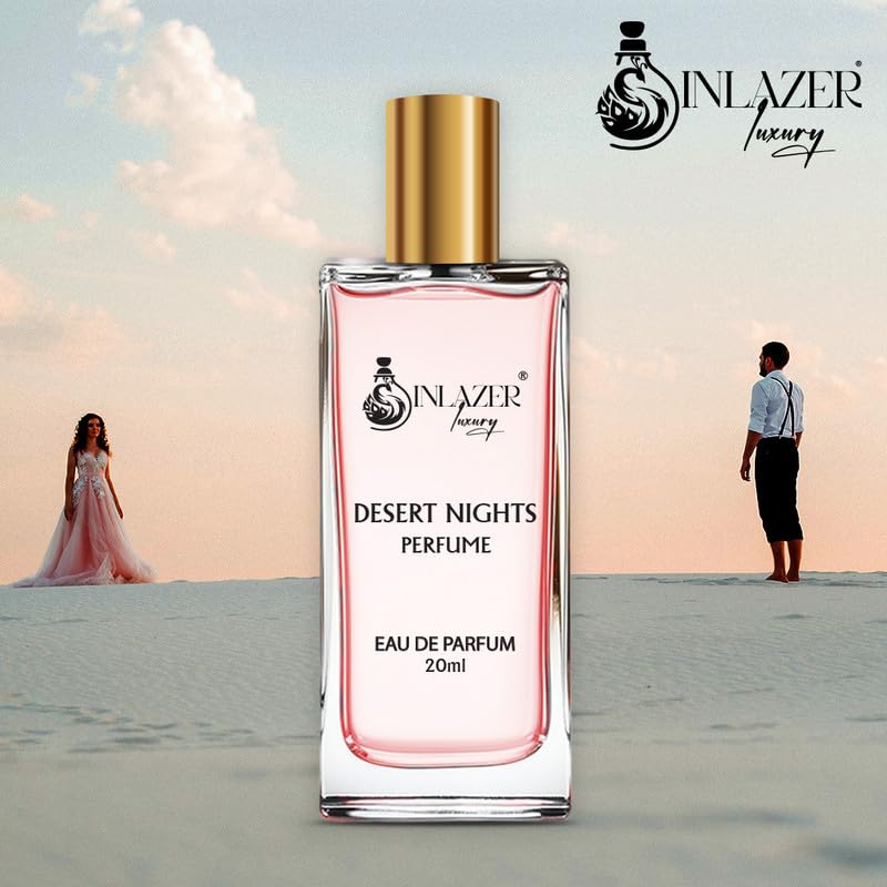 Desert Nights Unisex Perfume - Long Lasting Fragrance for Men & Women | Sophisticated & Charismatic Scent for Everyday Wear, Date Nights & Special Occasions