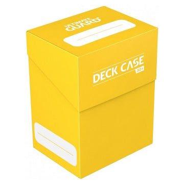 Premium 80+ Deck Case (Yellow) - Durable Card Storage Box for MTG, Yu-Gi-Oh!, and Pokemon TCG - Perfect for Collectors and Gamers