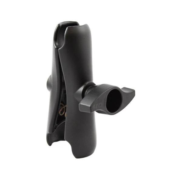 RAM Double Socket Arm with Metal Knob for C Size 1.5 Balls (RAM-201MU) - Heavy Duty Mounting Bracket for Marine, RV, and Off-Road Vehicle Accessories Installation