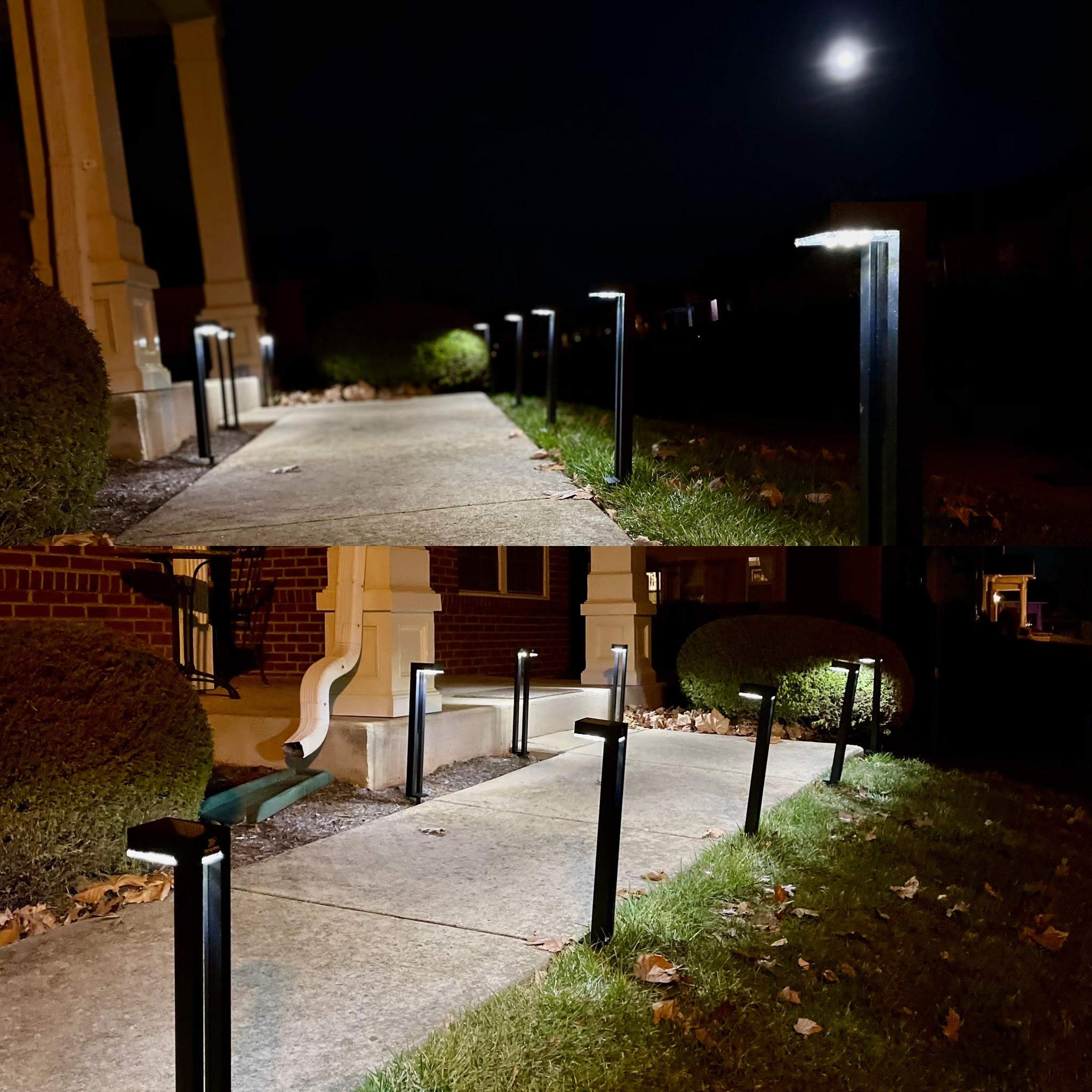 Thatwaythere 2 Pack Solar Pathway Lights Outdoor - 80 Lumens Waterproof LED Garden Lights with Wide Coverage for Yard, Driveway, Backyard - Perfect for Landscape Lighting, Walkways & Patio Decor