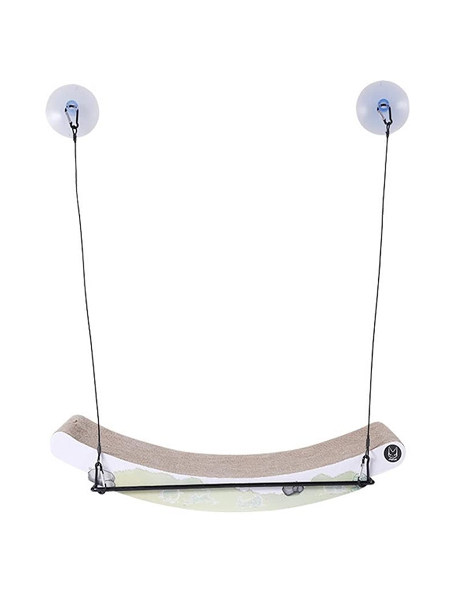 JKXWX Large Pet Hammock for Cats - Wooden Hanging Bed with Strong Suction Cups for Glass Windows, Cat Scratcher & Sunbathing Spot - Perfect for Indoor Cats, Window Lounging & Relaxation