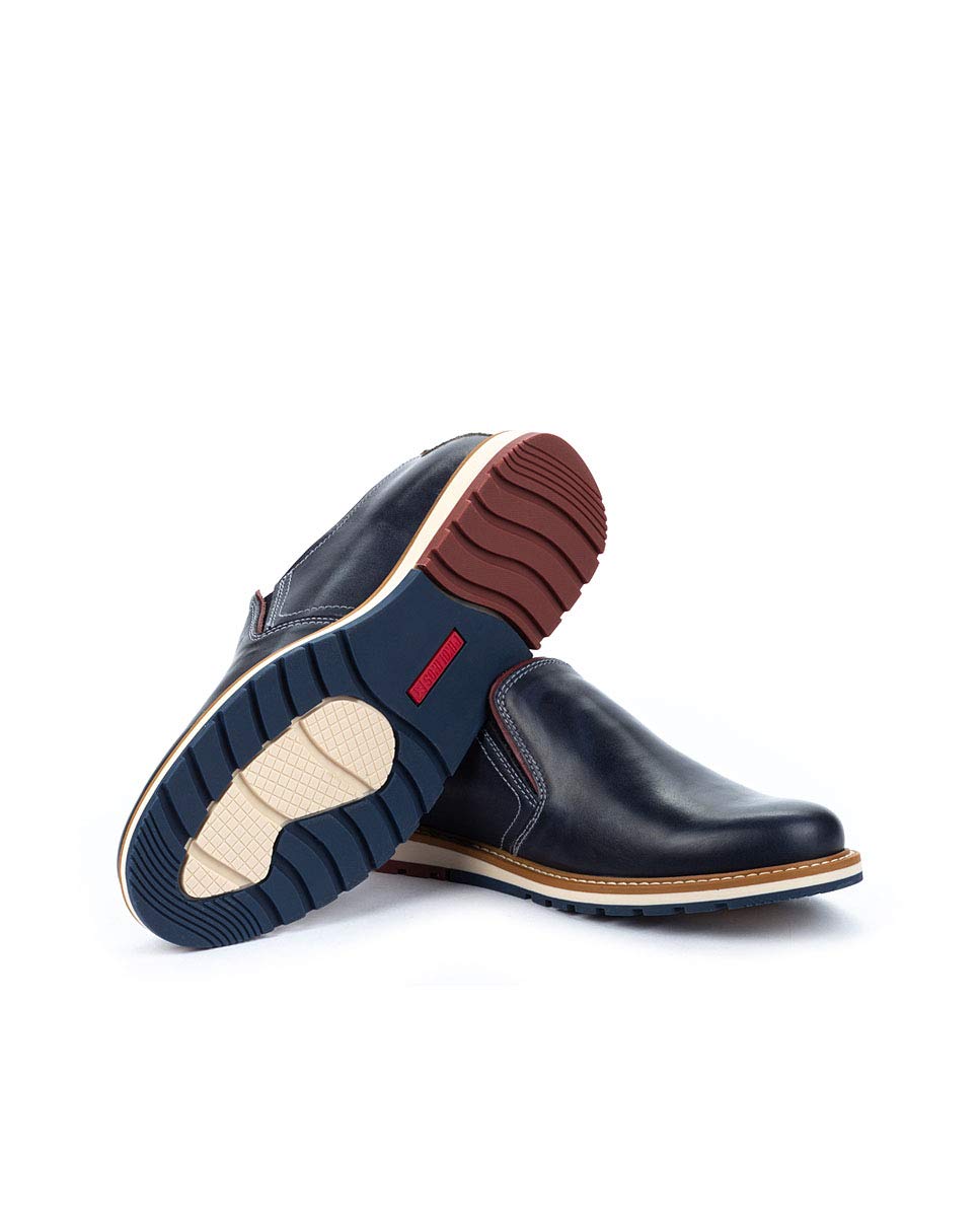 PIKOLINOS Men's Leather Loafers - Berna Style Comfortable Slip-On Shoes for Casual & Business Wear