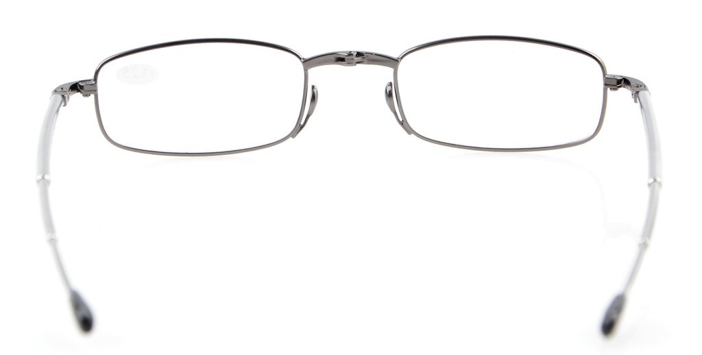 Eyekepper Folding Reading Glasses - Lightweight Foldable Readers for Men & Women (+1.00 to +4.00 Strength) - Perfect for Travel, Reading & Everyday Use