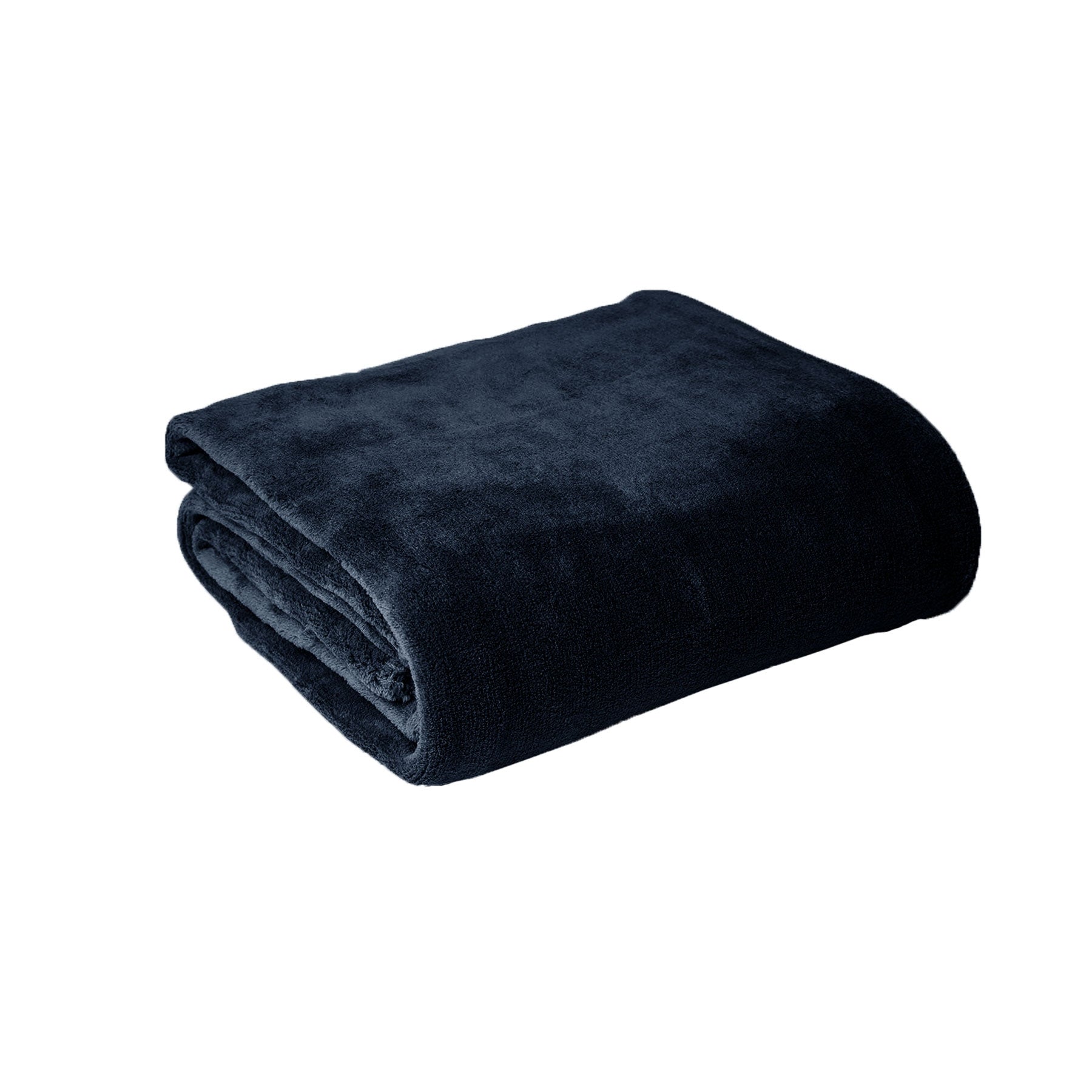 Super Soft Coral Fleece Blanket - Single Size Navy Blue for Hotels, Bedrooms & Cozy Home Decor | Ultra Plush & Warm Throw Blanket for Winter Nights, Sofa Lounging & Travel Comfort