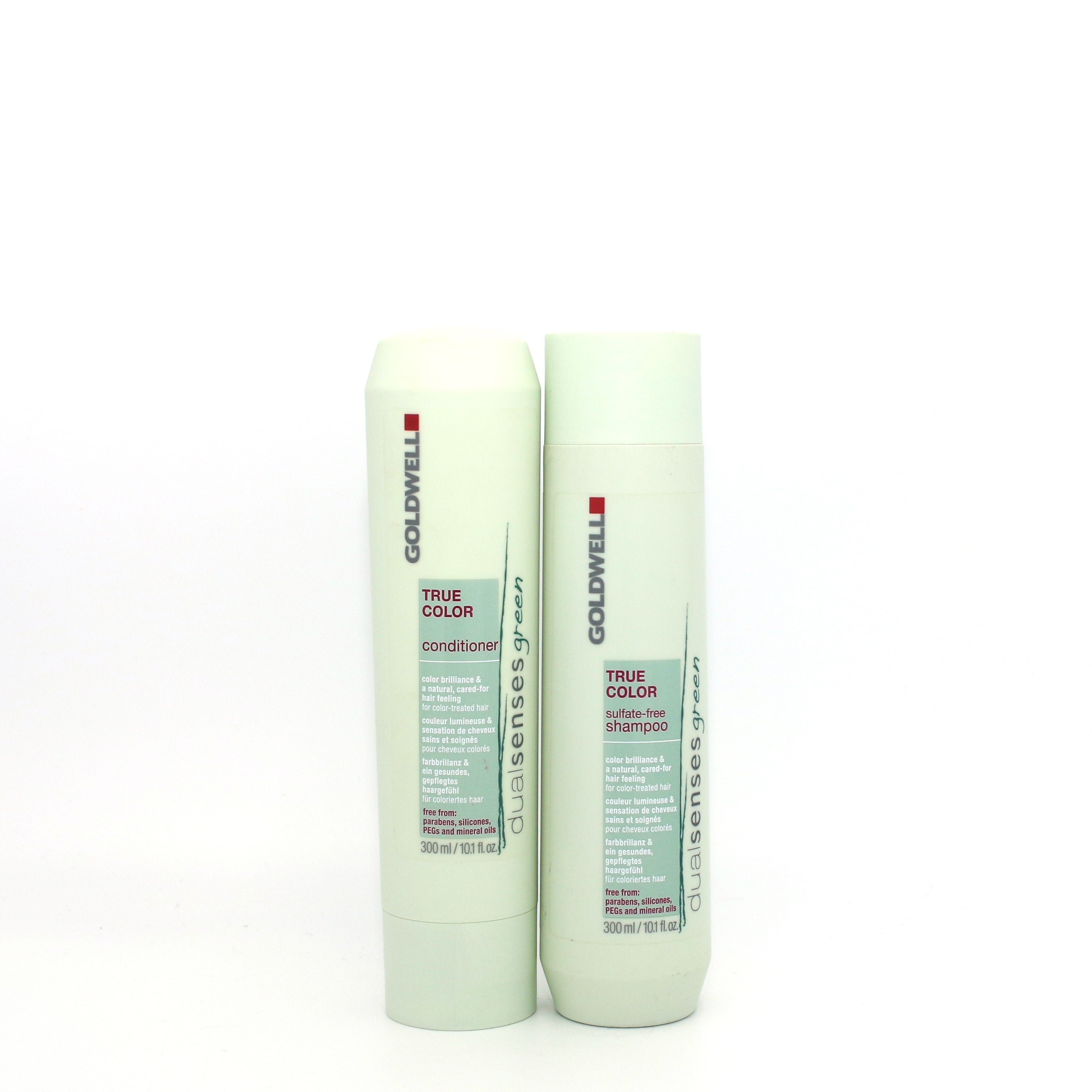 Goldwell Dualsenses True Color Shampoo & Conditioner Duo 10.1 oz - Color Protecting Hair Care Set for Vibrant, Long-Lasting Color - Perfect for Salon-Quality Hair at Home