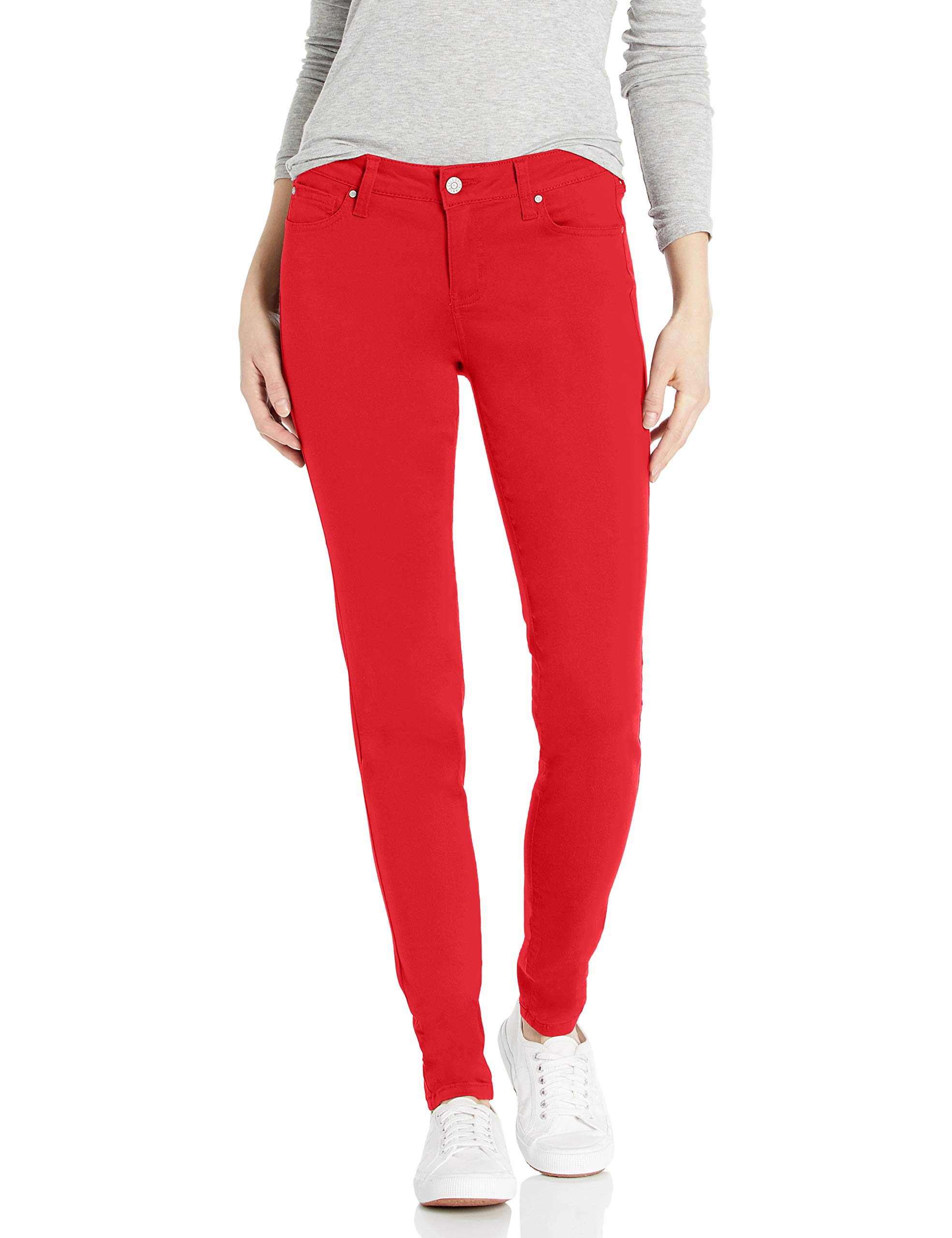 Celebrity Pink Women's Colored Mid Rise Skinny Jeans - Trendy Stretch Denim Pants for Casual Wear & Night Out