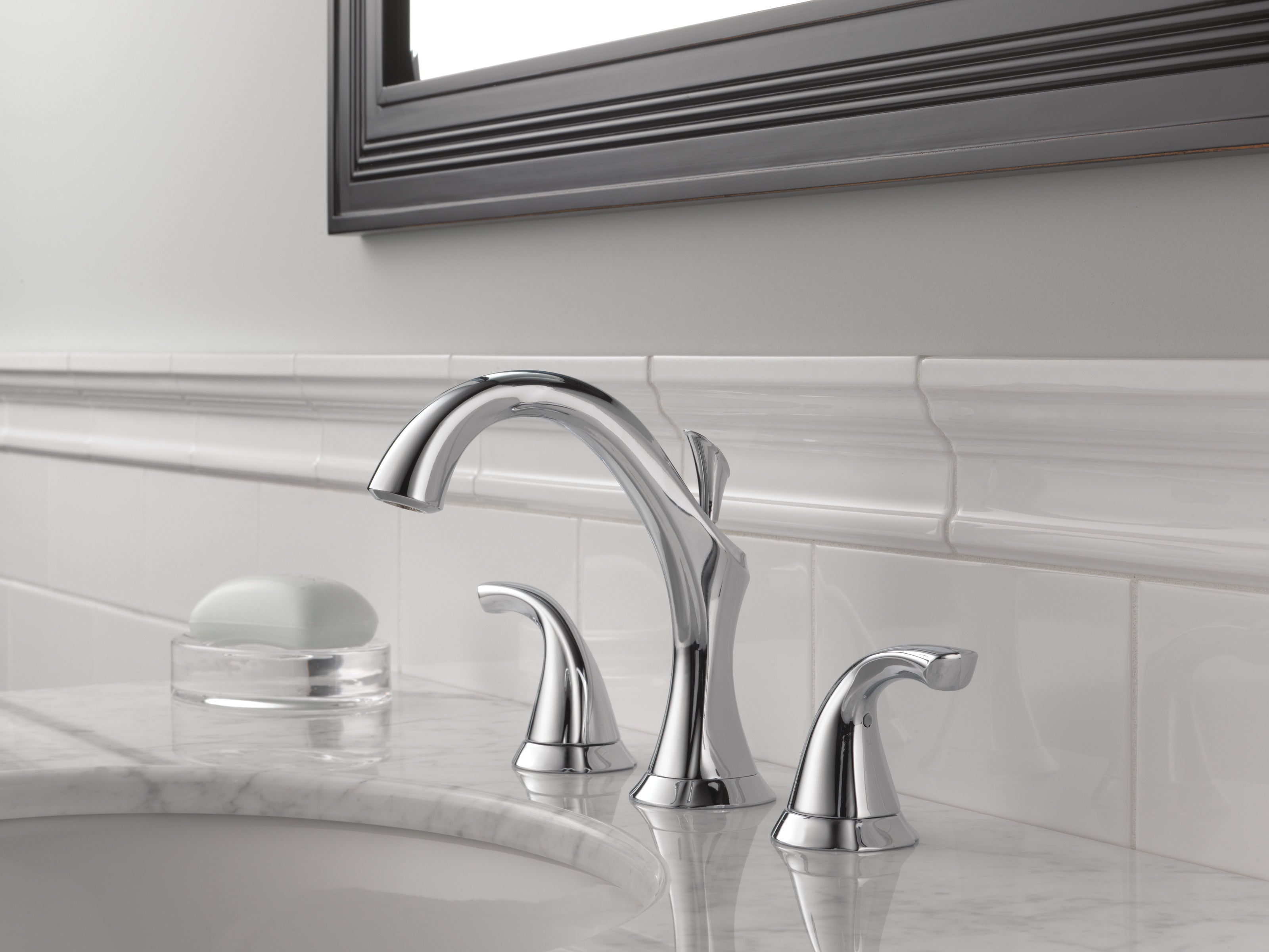 Delta Addison Widespread Bathroom Faucet in Chrome - 8