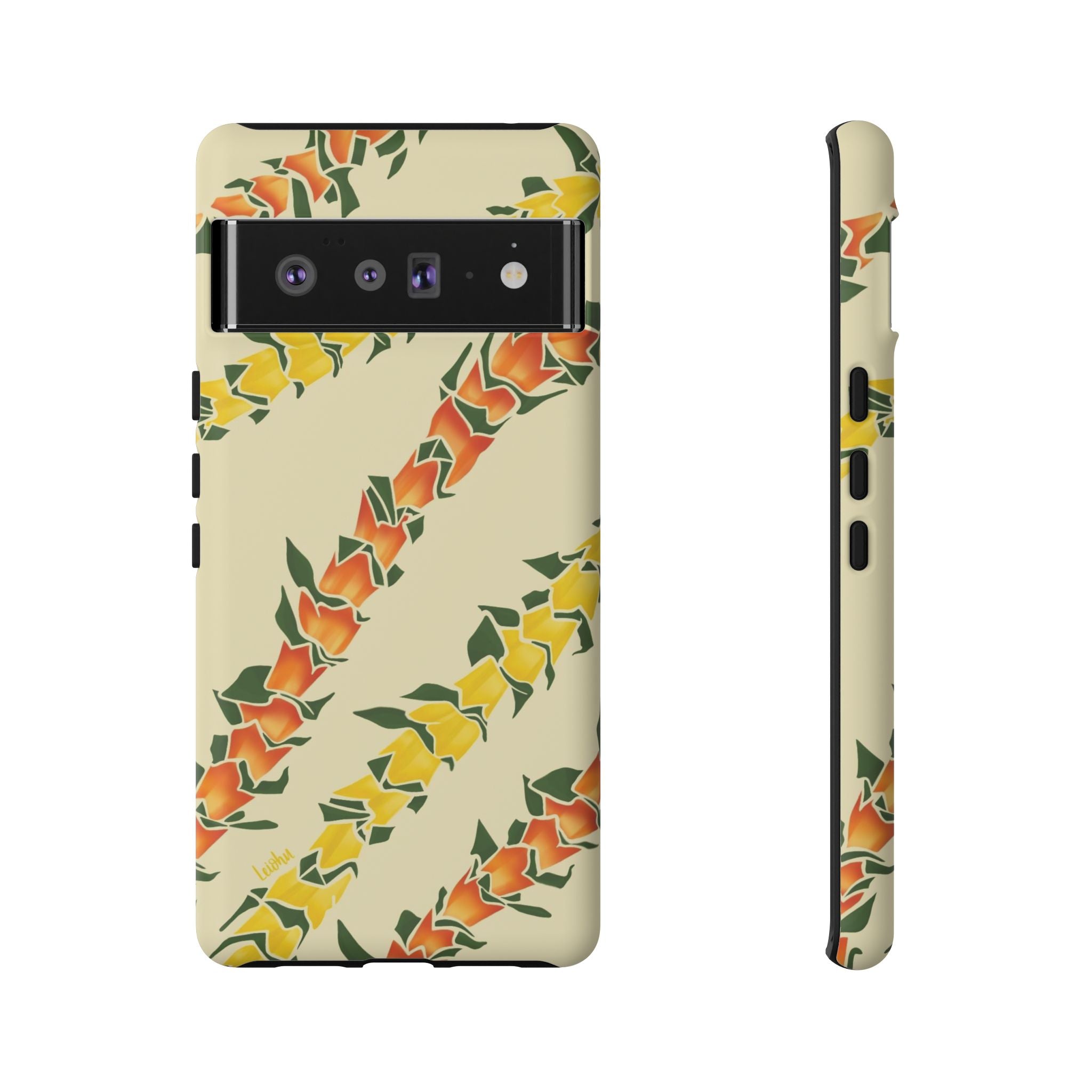 Hala Lei Flower Garland - Premium Hawaiian Floral Lei for Google Pixel Phone Decoration, Hawaiian Party, Luau, Graduation & Special Events