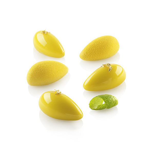 SILIKOMART Quenelle 10 Silicone Mold for Baking - Professional Grade Flexible Cake Decorating Molds for Chocolate, Candy, Soap Making & DIY Crafts - Perfect for Home Bakers and Pastry Chefs