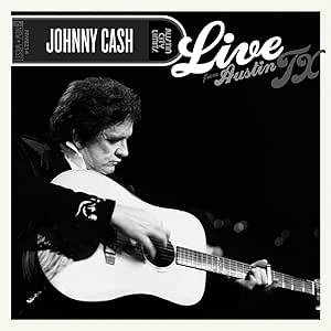 Johnny Cash Live from Austin TX - Limited Edition Color Vinyl LP Record | Classic Country Music Collector's Item | Perfect for Vinyl Enthusiasts & Music Lovers' Listening Rooms
