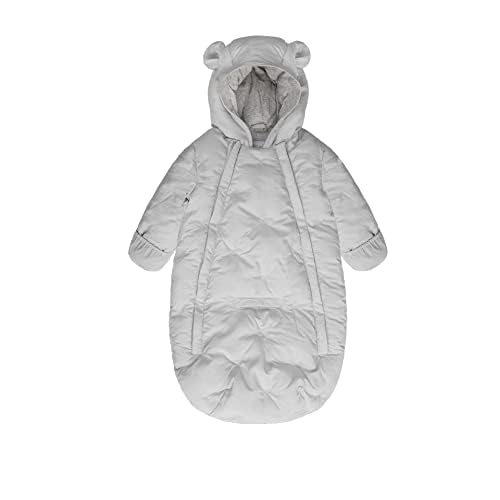 7AM Enfant Waterproof Winter Baby Snowsuit with Hood - 2 Central Zippers for Easy Dressing | Warm Infant Bunting for Stroller & Outdoor Play | Perfect for Snowy Days & Cold Weather Adventures