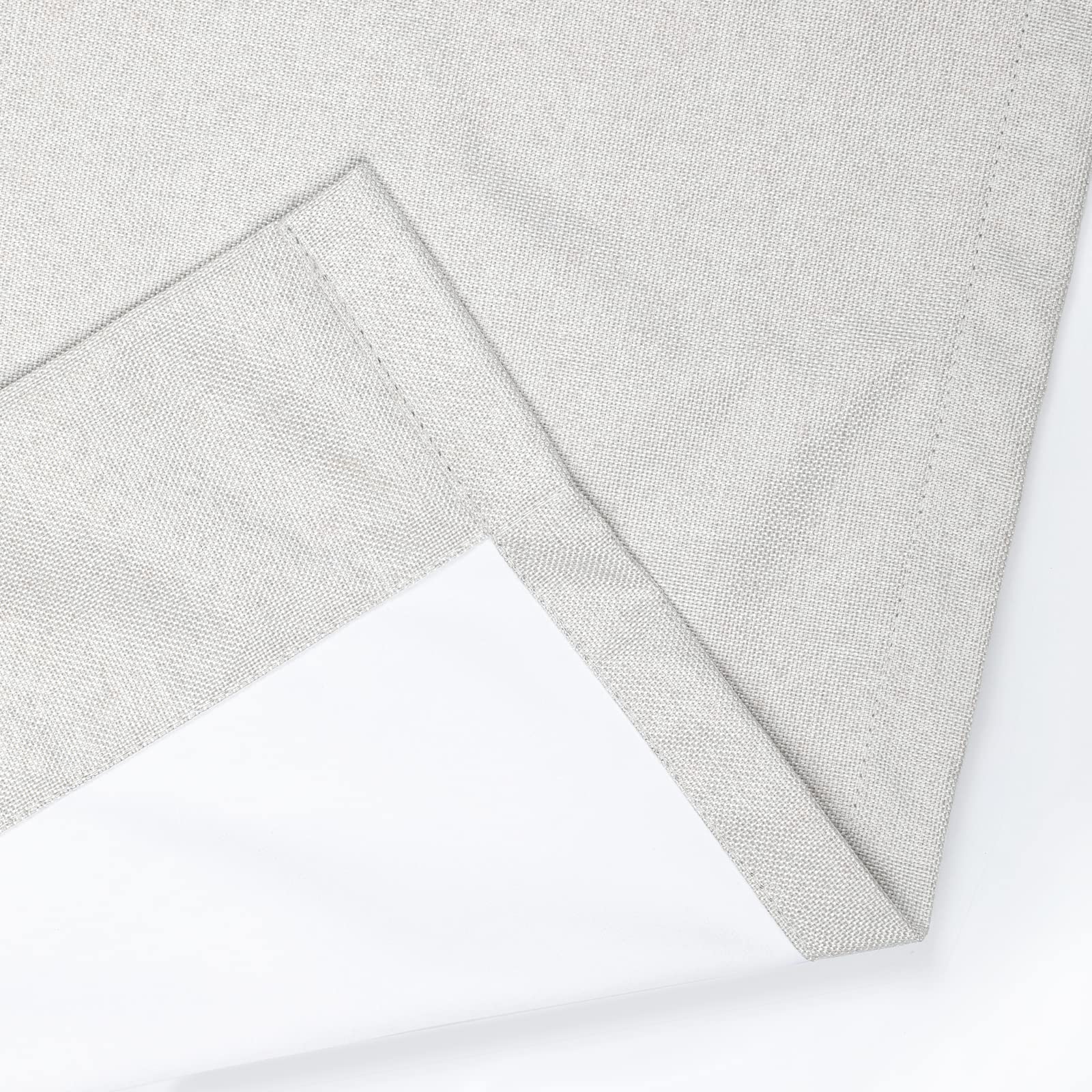 TWOPAGES Beige Pinch Pleated Blackout Curtains for Bedroom - Thermal Insulated Linen Blend Drapes, Set of 2 Panels (58x84 Inches) - Perfect for Privacy, Light Blocking & Window Treatment in Living Room, Nursery or Home Office