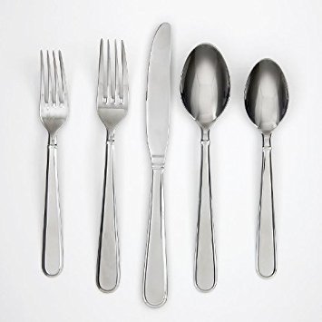 Rosalind Mirror 42-Piece Stainless Steel Flatware Set - Elegant Dinnerware for Formal Dining, Wedding Gifts & Home Entertaining
