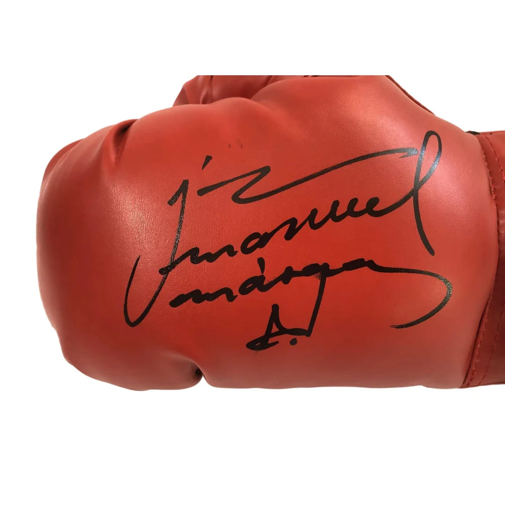 Juan Manuel Marquez Signed Everlast Boxing Glove - Authentic Autograph with COA - Mexico Boxing Memorabilia - Perfect for Collectors and Boxing Fans Display