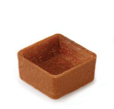 Premium Mini Square Chocolate Tart Shells - 1.3
