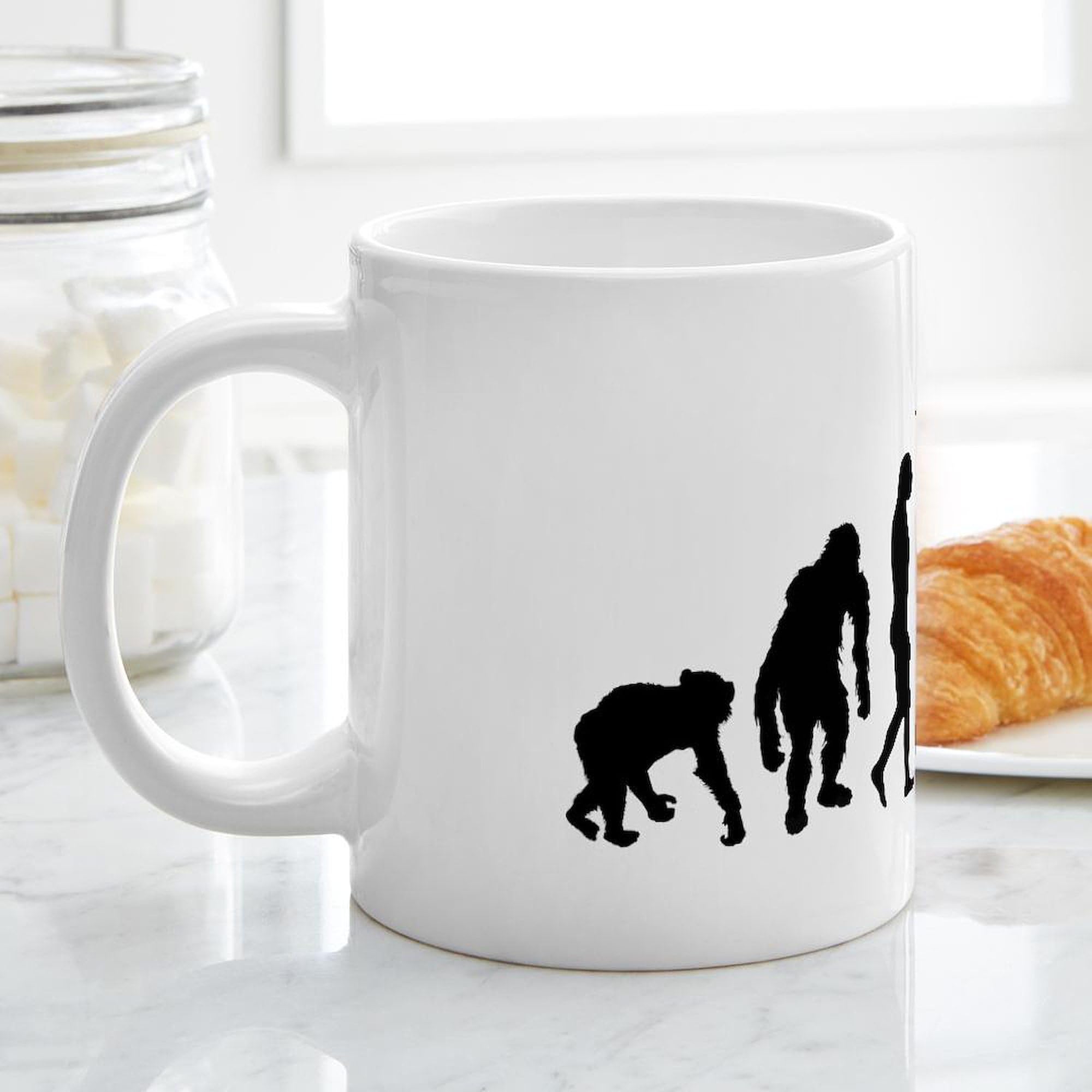 Golf Evolution 20 oz Ceramic Coffee Mega Mug - Large Insulated Coffee Cup for Golf Lovers - Perfect for Golf Courses, Office & Home Use