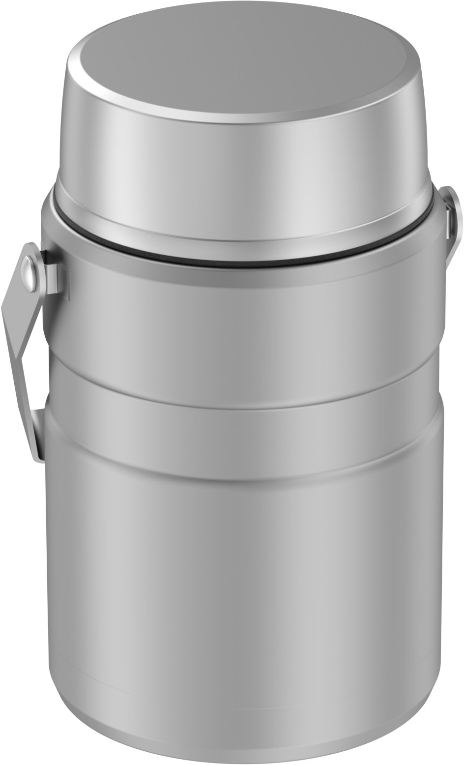 THERMOS Stainless King Vacuum-Insulated Food Jar (47oz) & Beverage Bottle (68oz) - Matte Steel | Double-Wall Insulation for Hot & Cold | Perfect for Lunch, Camping, Office & Outdoor Adventures