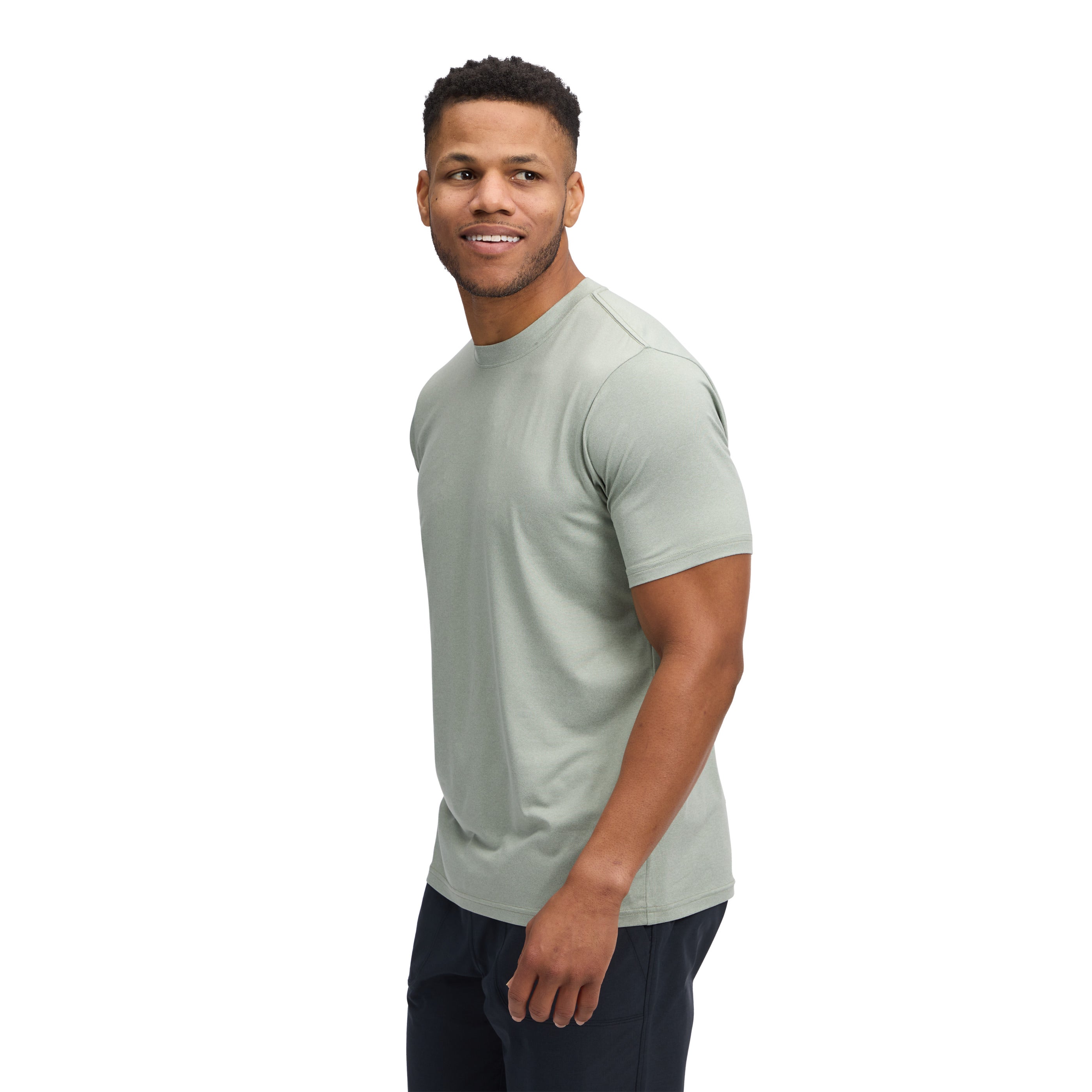 Men's Circuit Short Sleeve T-Shirt - Breathable Cotton Casual Tee for Gym, Running & Everyday Wear