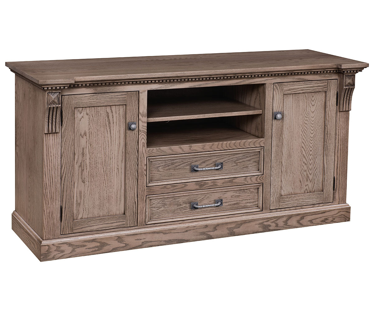 Grand Manor TV Stand with Storage - Modern Entertainment Center for Living Room, Bedroom & Home Theater - 60 Inch Media Console with Shelves & Cabinets