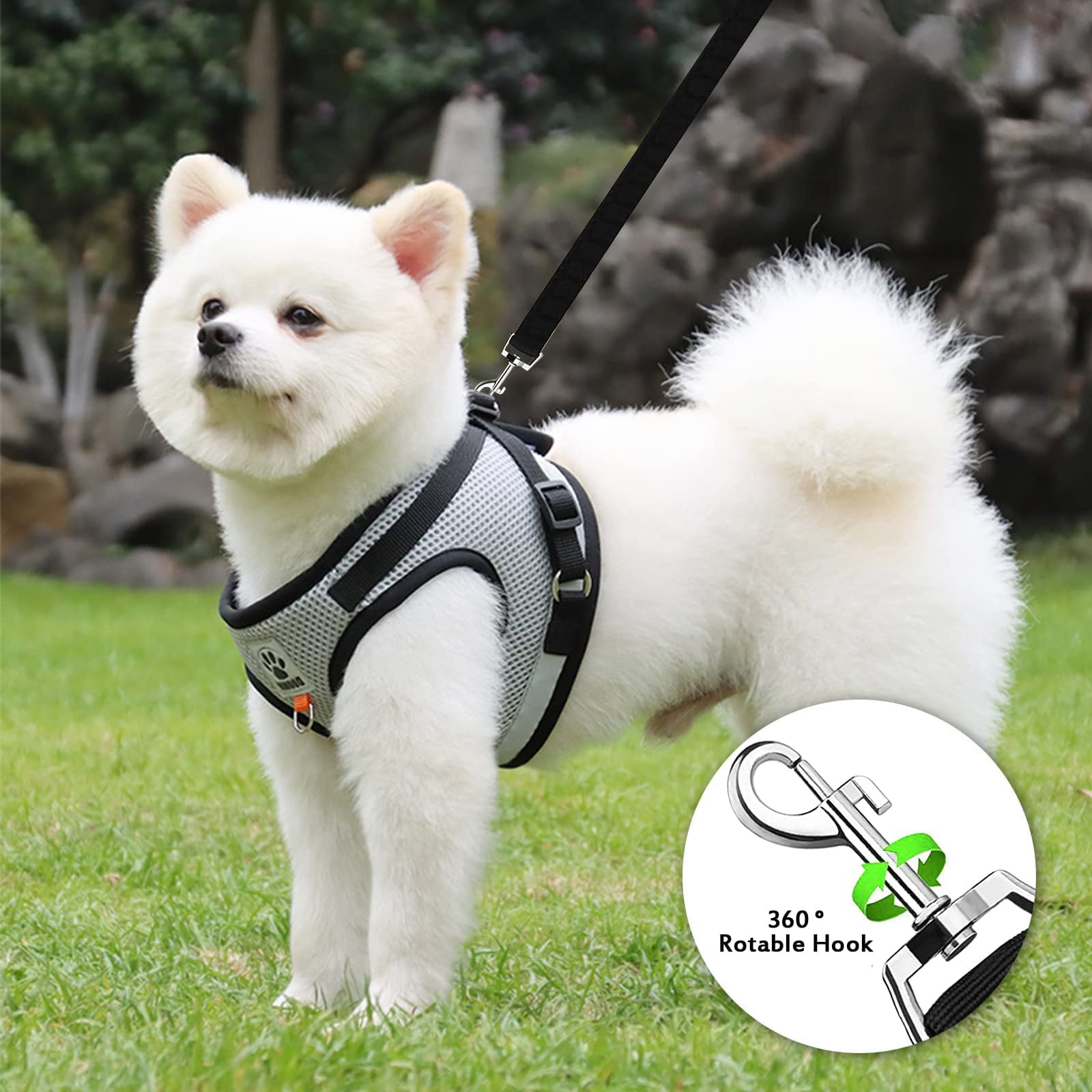 **Escape-Proof Adjustable Cat Harness & Leash Set – Breathable Reflective Kitten Harness for Small to Medium Cats – Perfect for Walking, Hiking & Outdoor Adventures**