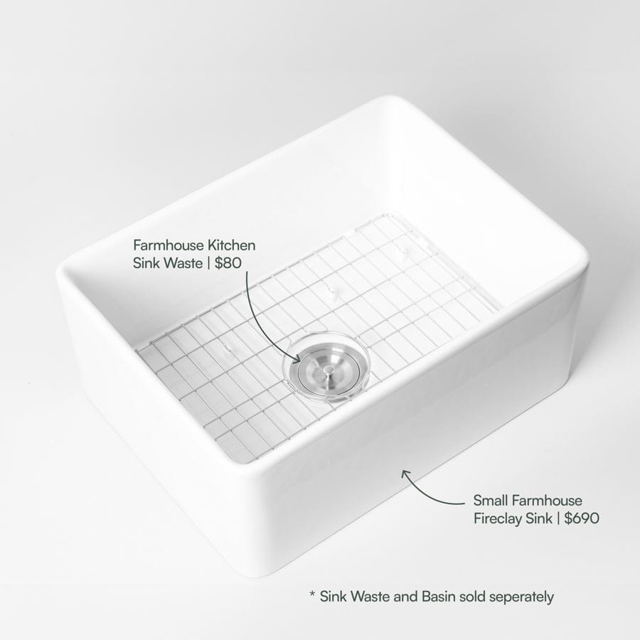Farmhouse Sink Protector Small - Rustproof Stainless Steel Sink Grid for Kitchen, Bathroom & Utility Sinks - Perfect for Protecting Sink Bottom from Scratches & Dents (5