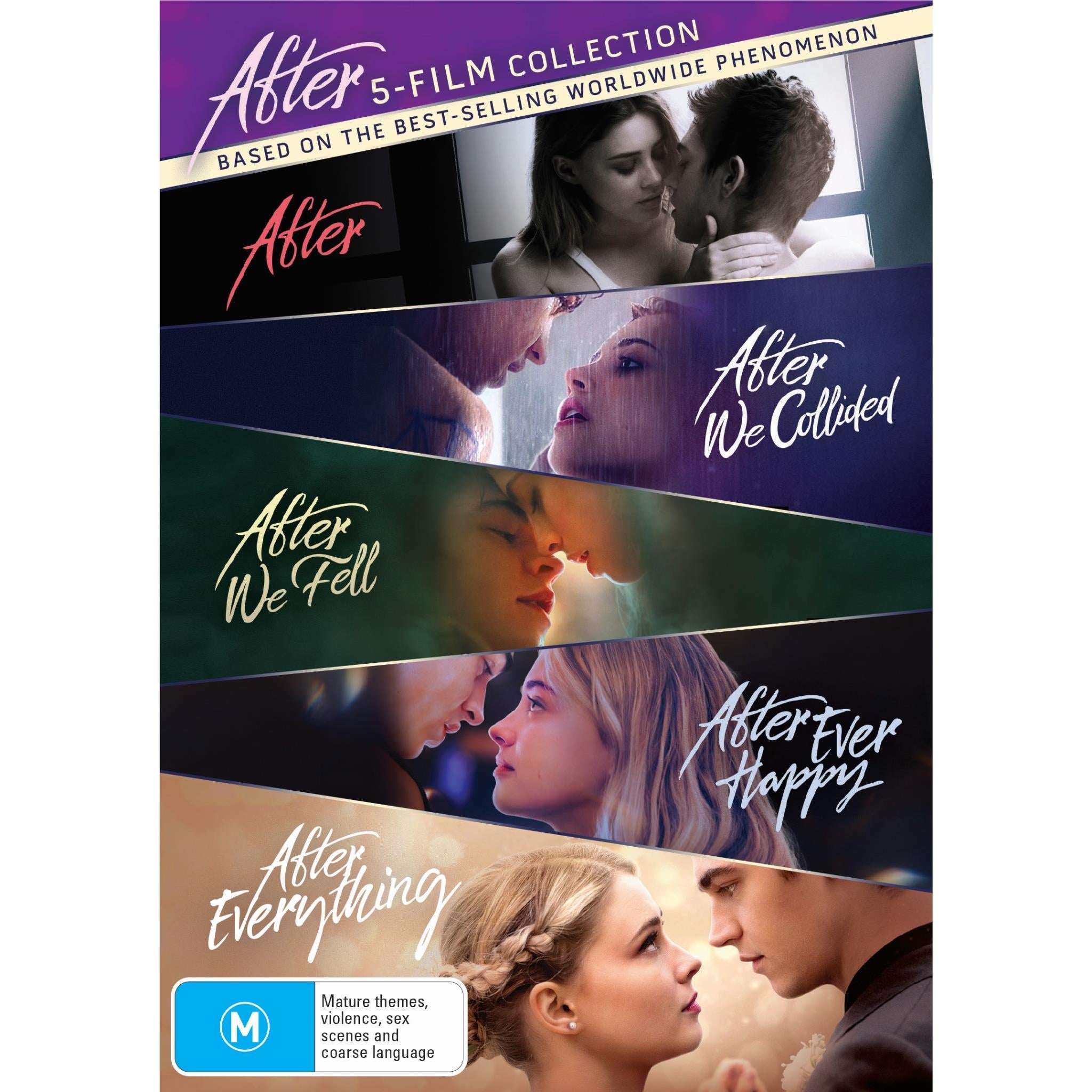 After 5 Film Collection - Complete Series DVD Box Set | Romantic Drama Movies for Teens & Adults | Perfect for Movie Nights, Gifts & Collectors