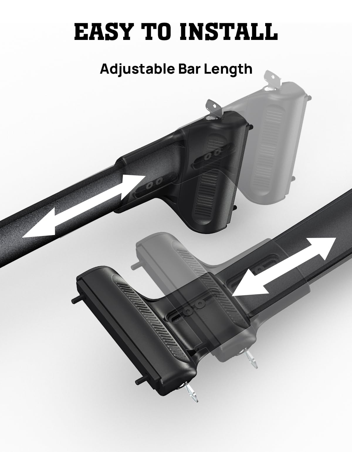 2024 Aluminum Car Roof Rack Cross Bars for Cadillac XT5 (2017-2025 Models) - Lockable Cargo Carrier for Kayak, Canoe, Bike & Snowboard | Perfect for Road Trips & Outdoor Adventures