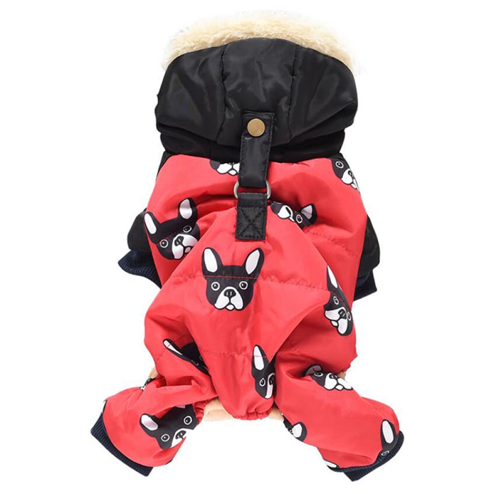 HUANSUN Winter Warm Dog Jacket - Snowproof Down Coat for Small & Medium Dogs & Cats - Cozy Pet Apparel for Pugs, Puppies & Felines - Perfect for Cold Weather Walks & Outdoor Adventures