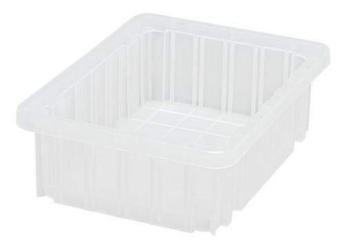 Clear Dividable Grid Storage Container - Organize Small Items, Jewelry, Office Supplies & Crafts - Perfect for Home, Office & Travel Organization